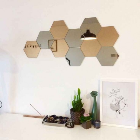 MIROIR MOSADAS HEXAGON (10PCS)