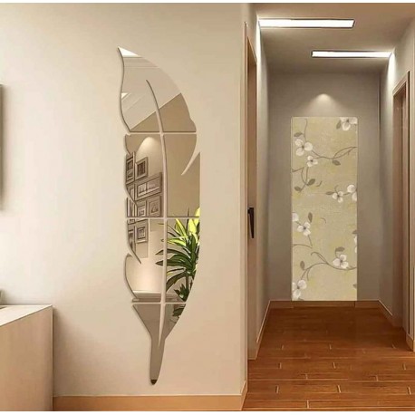 MIROIR MURAL PLUME DE PIGEON