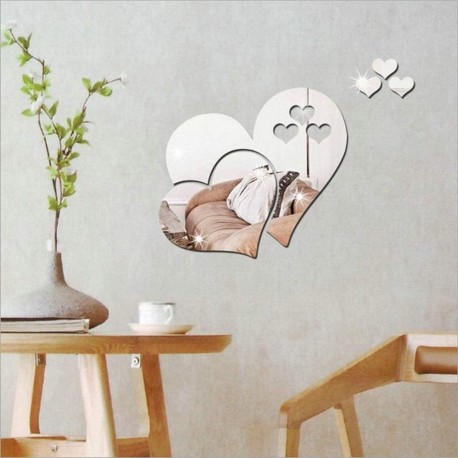 MIROIR LOVE HEARTS WALL