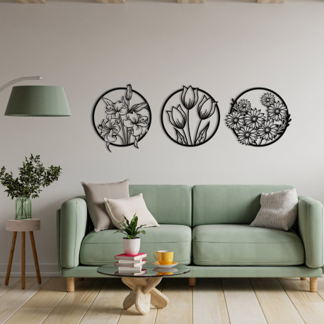 Décor mural floral