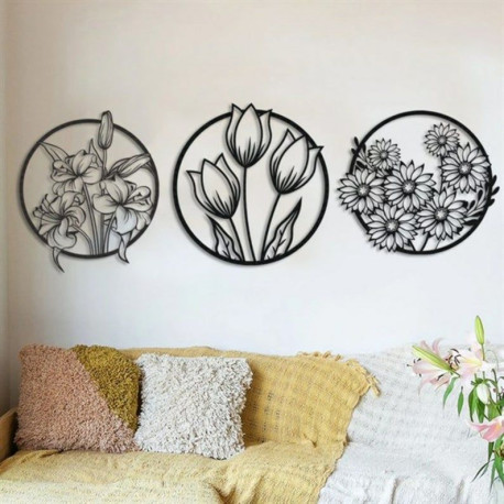 Décor mural floral