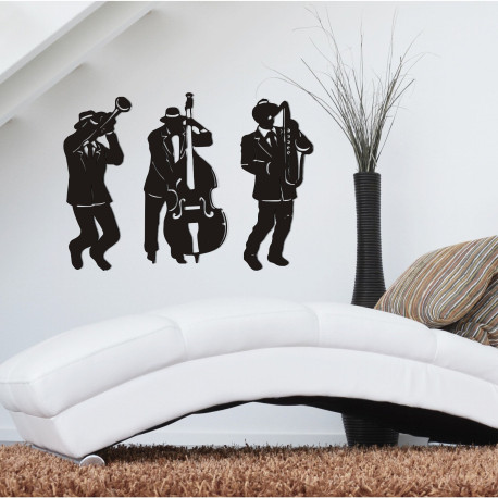 Art mural de 3 musiciens