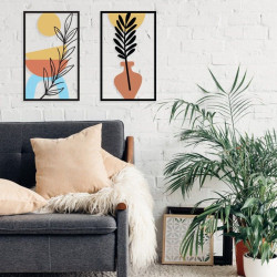 Tableaux muraux BOHO colorés