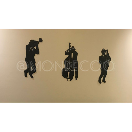 Art mural de 3 musiciens