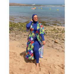 Burkini Maillot Hijab blue Style 2