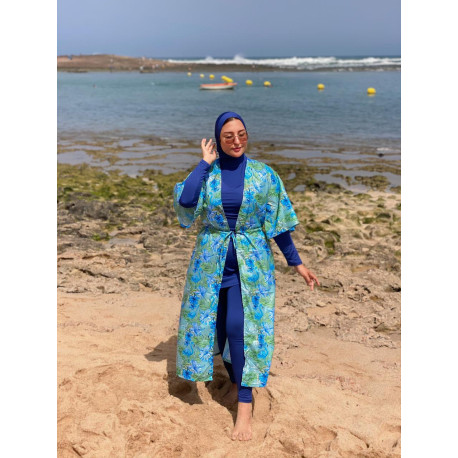 Burkini Maillot Hijab blue