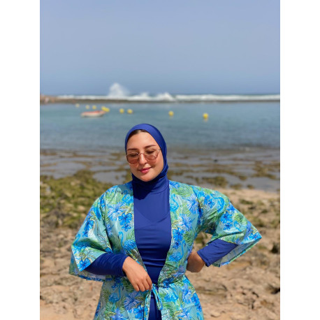 Burkini Maillot Hijab blue