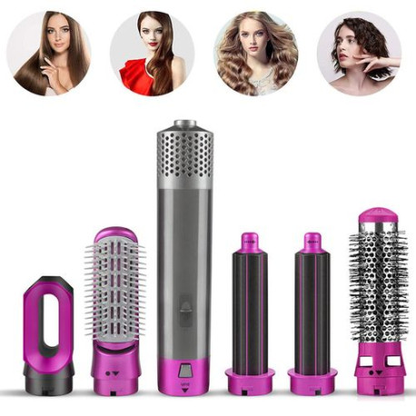 Hair Dryer Airwrap Sèche-cheveux Multifonctionnel 5en1 Bigoudis Électrique Brosse