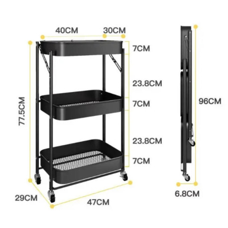 Filet de rangement pliable multifonctionnel