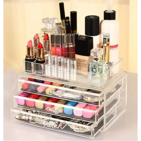 un organisateur de maquillage