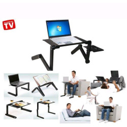  le bureau pour ordinateur portable T8 avec 2 ventilateurs de refroidissement du processeur 