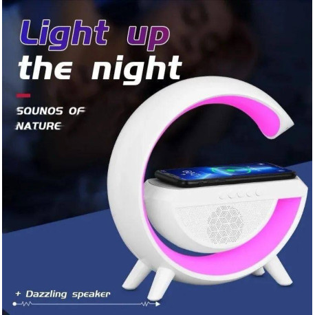 La lampe LED est connectée au Bluetooth et au chargeur sans le QU