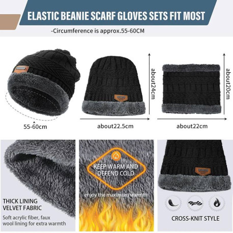 Bonnet d'hiver pour hommes et femmes