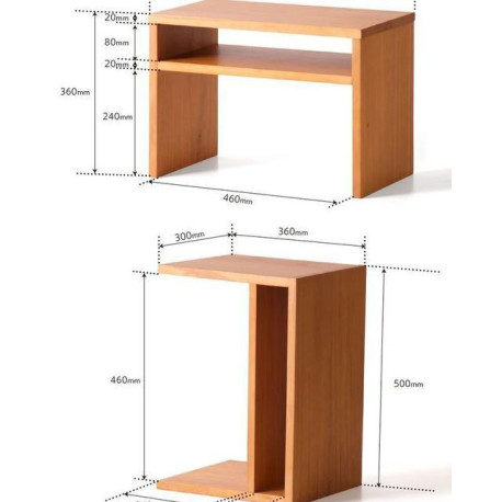 TABLE DE NUIT EN MDF 